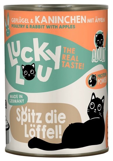 Lucky Lou Lucky Lou Lifestage Adult Drób i królik puszka 400g