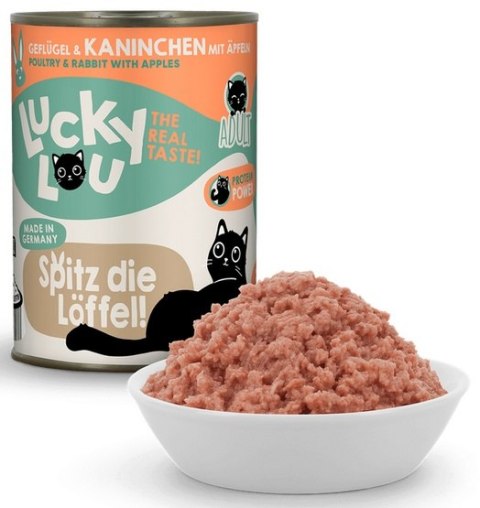 Lucky Lou Lucky Lou Lifestage Adult Drób i królik puszka 400g