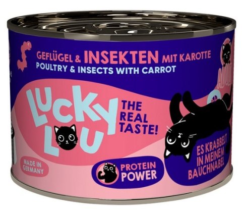 Lucky Lou Lucky Lou Lifestage Adult Drób i owady puszka 200g