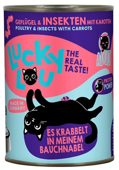 Lucky Lou Lucky Lou Lifestage Adult Drób i owady puszka 400g