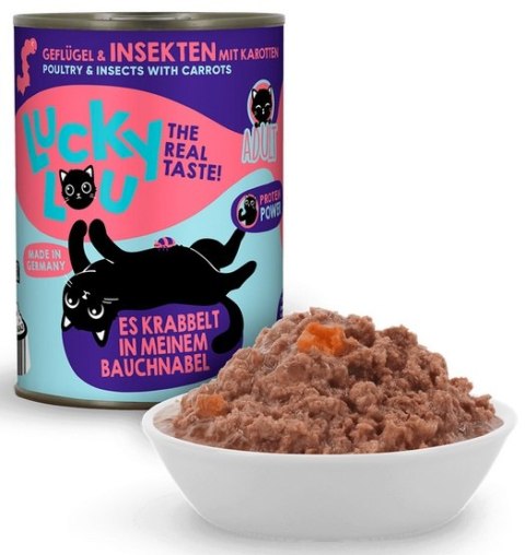 Lucky Lou Lucky Lou Lifestage Adult Drób i owady puszka 400g
