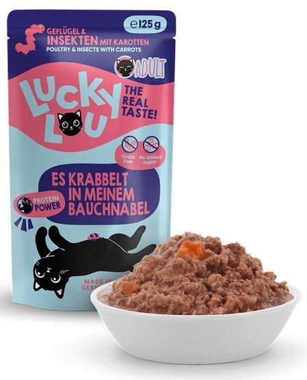 Lucky Lou Lucky Lou Lifestage Adult Drób i owady saszetka 125g