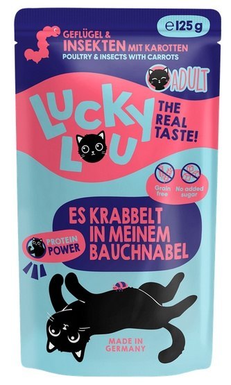Lucky Lou Lucky Lou Lifestage Adult Drób i owady saszetka 125g