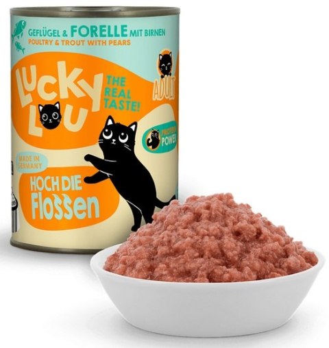 Lucky Lou Lucky Lou Lifestage Adult Drób i pstrąg puszka 400g