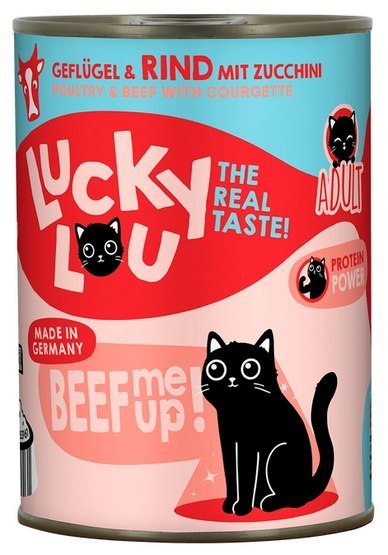 Lucky Lou Lucky Lou Lifestage Adult Drób i wołowina puszka 400g