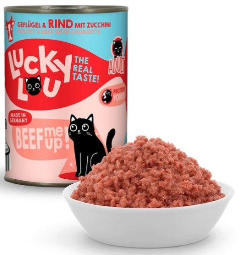 Lucky Lou Lucky Lou Lifestage Adult Drób i wołowina puszka 400g