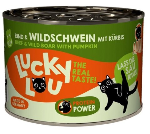 Lucky Lou Lucky Lou Lifestage Adult Wołowina i dzik puszka 200g