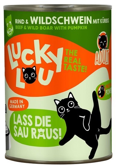 Lucky Lou Lucky Lou Lifestage Adult Wołowina i dzik puszka 400g