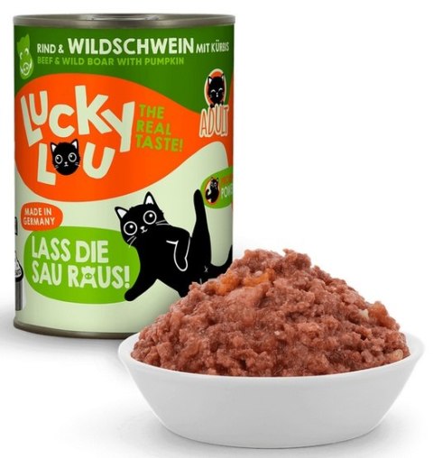 Lucky Lou Lucky Lou Lifestage Adult Wołowina i dzik puszka 400g