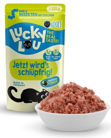 Lucky Lou Lucky Lou Lifestage Adult Wołowina i owady saszetka 125g