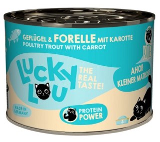 Lucky Lou Lucky Lou Lifestage Kitten Drób i pstrąg puszka 200g