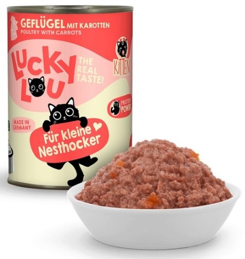 Lucky Lou Lucky Lou Lifestage Kitten Drób puszka 400g