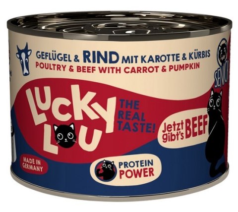 Lucky Lou Lucky Lou Lifestage Senior Drób i wołowina puszka 200g