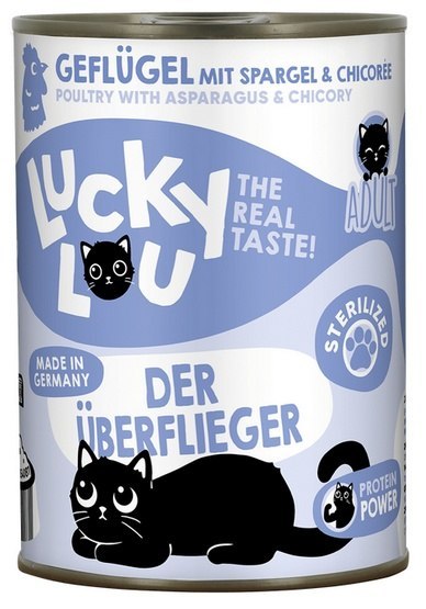 Lucky Lou Lucky Lou Lifestage Sterilized Drób puszka 400g