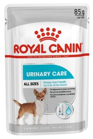 Royal Canin Linia Weterynaryjna Royal Canin Urinary Care karma mokra dla psów dorosłych, wszystkich ras, wspierająca układ moczowy, pasztet saszetka 85g