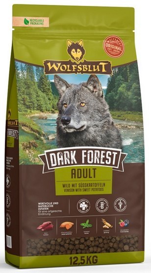 Wolfsblut Wolfsblut Dog Dark Forest Adult - dziczyzna i bataty 12,5kg