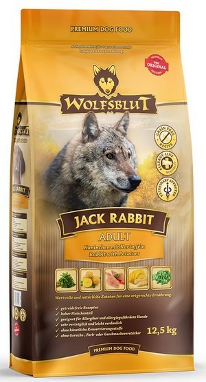 Wolfsblut Wolfsblut Dog Jack Rabbit Adult - królik i ziemniaki 12,5kg