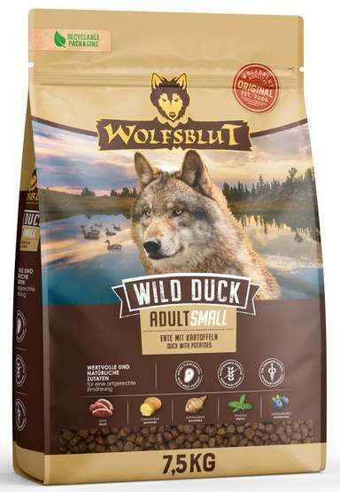 Wolfsblut Wolfsblut Dog Wild Duck Adult Small - kaczka i bataty 7,5kg